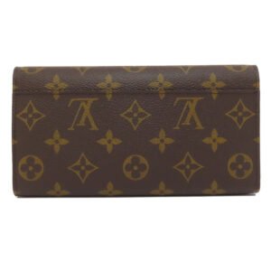 LOUIS VUITTON Long Wallet Purse M62234 Monogram canvas Brown Portefeuille Sara Women Used | AlmaBagz