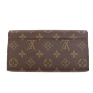LOUIS VUITTON Long Wallet Purse M62234 Monogram canvas Brown Portefeuille Sara Women Used | AlmaBagz