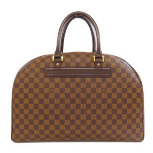 LOUIS VUITTON Boston Duffel bag N41454 Damier canvas Brown Norita 24 | AlmaBagz