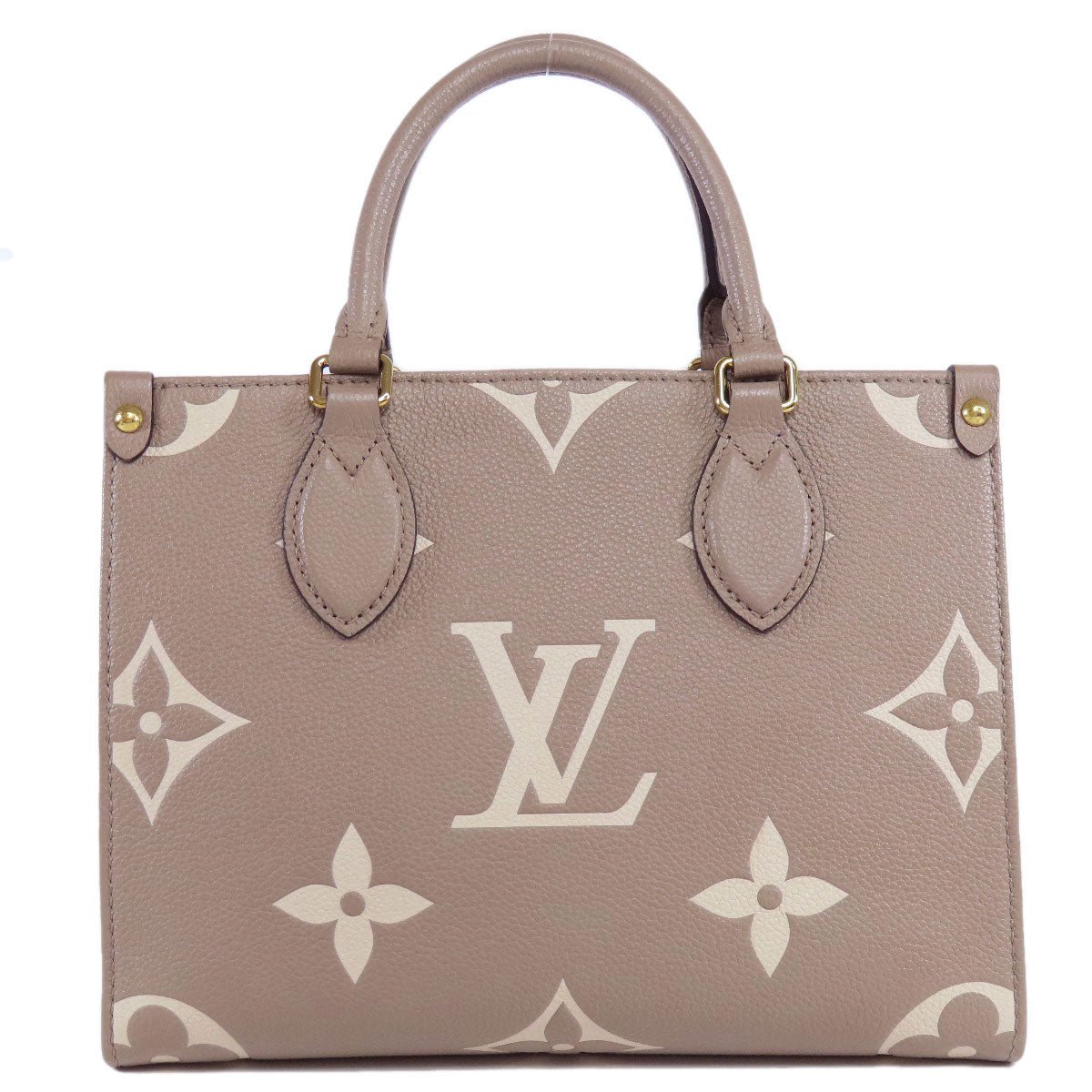 LOUIS VUITTON Handbag M45779 Ann Platt gray On the Go PM Tourtrail Crème | AlmaBagz