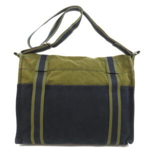 HERMES Shoulder Bag canvas black Sac Fourre Tout Bassus Women Used | AlmaBagz