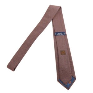 HERMES tie silk Navy Overall handle | AlmaBagz