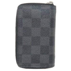 LOUIS VUITTON Coin case N63076 Damier canvas black Zippy coin purse mens Used | AlmaBagz