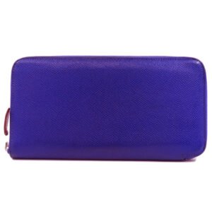 HERMES Long Wallet Purse Epsom blue Azap Silk in Long | AlmaBagz