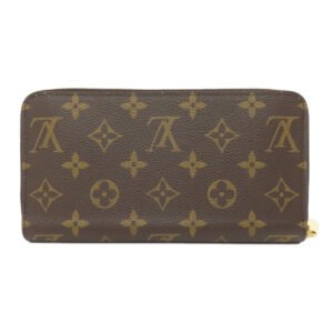 LOUIS VUITTON Long Wallet Purse M41894 Monogram canvas Brown Zippy wallet Women Used | AlmaBagz