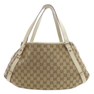 GUCCI Tote Bag 130736 canvas Brown GG Women Used | AlmaBagz