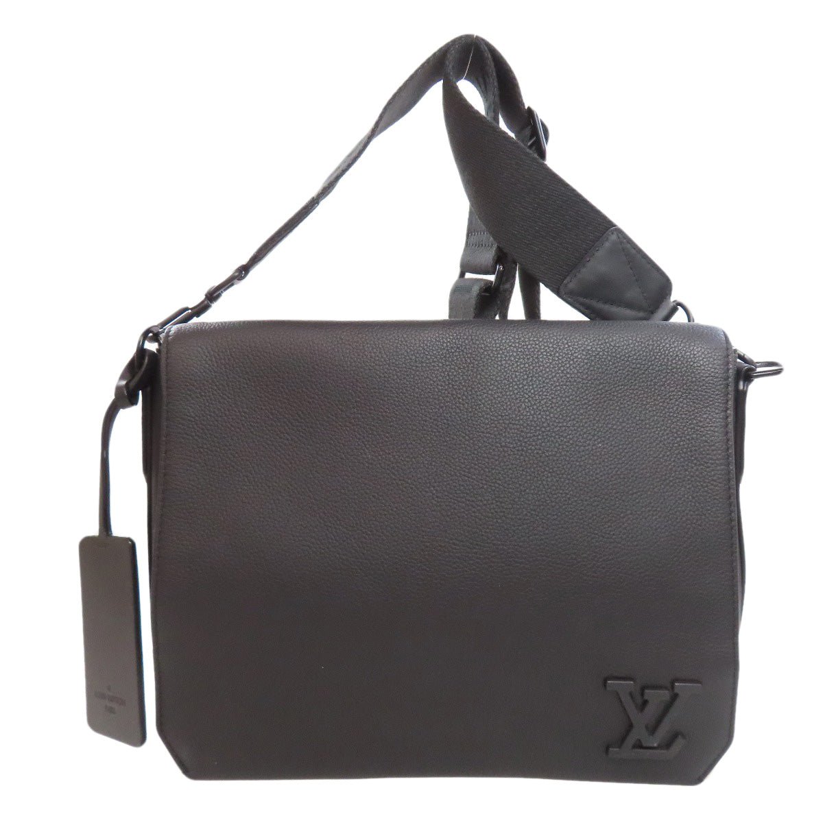 LOUIS VUITTON Shoulder Bag M57080 Calfskin black takeoff messenger mens Used | AlmaBagz - Image 21