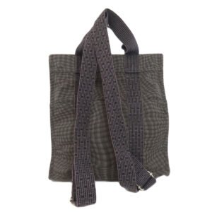 HERMES Backpack canvas gray Her Line ad MM | AlmaBagz