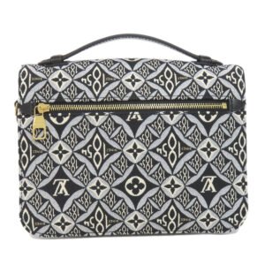 LOUIS VUITTON Handbag M57272 Monogram Jaguar black Pochette Metis MM SINCE1854 Women Used | AlmaBagz