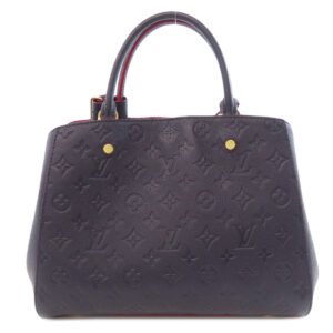 LOUIS VUITTON Handbag M42747 Ann Platt Navy Montaigne BB Women Used | AlmaBagz