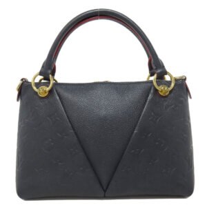LOUIS VUITTON Handbag M44845 Ann Platt Navy V tote BB Women Used | AlmaBagz