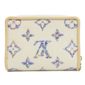 LOUIS VUITTON Bifold Wallet M83500 Monogram Jaguar white Portefeuille Lou Women Used | AlmaBagz