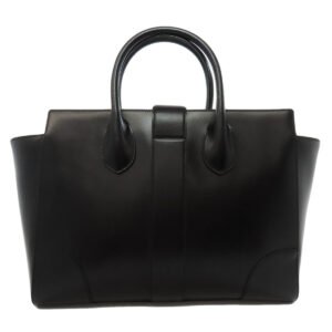GUCCI Tote Bag 323652 leather black logo Women Used | AlmaBagz