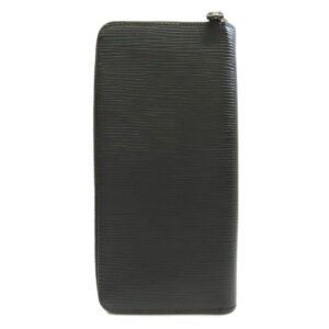 LOUIS VUITTON Long Wallet Purse M60965 Epi black Zippy wallet Vertical mens Used | AlmaBagz