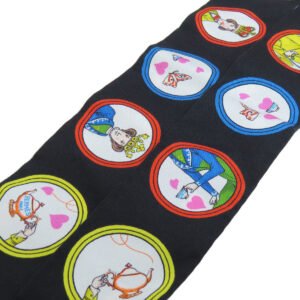 HERMES scarf silk black Twilly Women Used | AlmaBagz