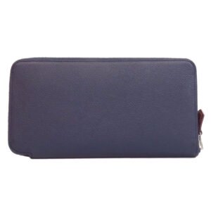 HERMES Long Wallet Purse Epsom Navy Azap Silk In Long Blue Indigo | AlmaBagz