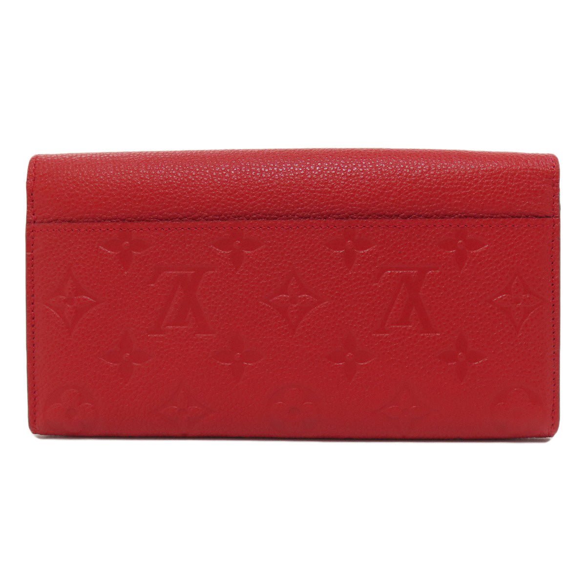 LOUIS VUITTON Long Wallet Purse M61181 Ann Platt Red Portefeuille Sara Women Used | AlmaBagz