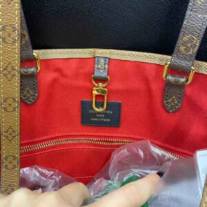 Louis Vuitton Monogram On-the-go GM 2way Handbag, Brown, PVC Coated Canvas | AlmaBagz