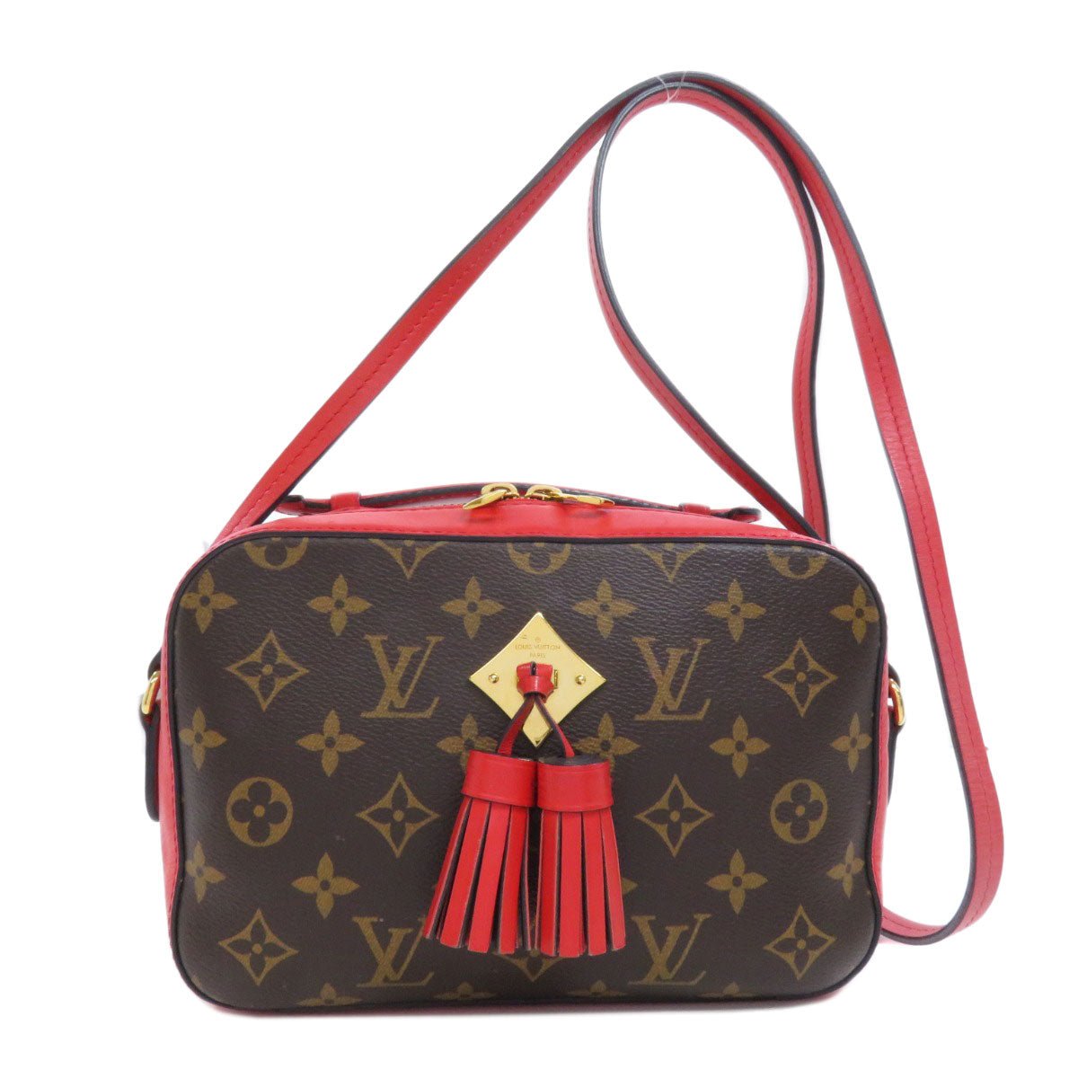 LOUIS VUITTON Shoulder Bag M43557 Monogram canvas Brown Saintonge Women Used | AlmaBagz - Image 21