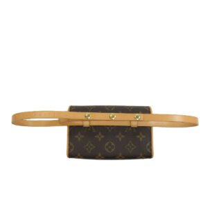 LOUIS VUITTON Hip bag M51855 Monogram canvas Brown Pochette Florentine Women Used | AlmaBagz