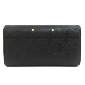 LOUIS VUITTON Long Wallet Purse M62458 Ann Platt black Portefeuille Mtis Women Used | AlmaBagz
