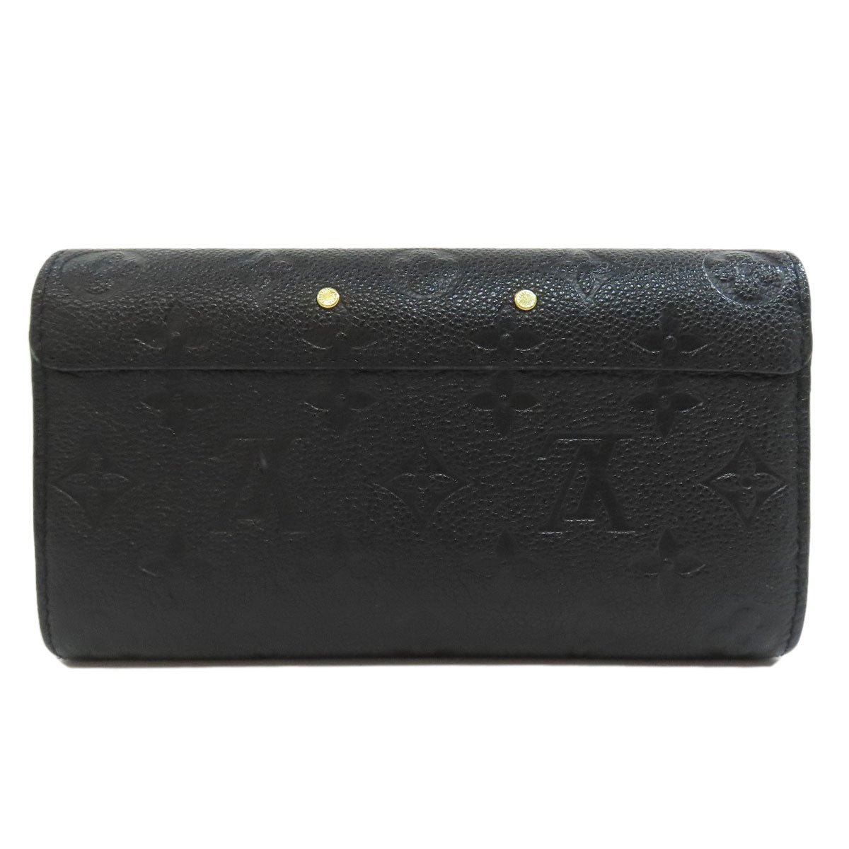 LOUIS VUITTON Long Wallet Purse M62458 Ann Platt black Portefeuille Mtis Women Used | AlmaBagz