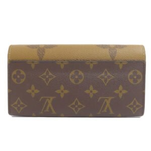 LOUIS VUITTON Long Wallet Purse M80726 Monogram Giant Brown Portefeuille Sara Women Used | AlmaBagz