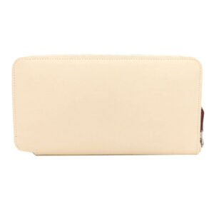 HERMES Long Wallet Purse Epsom white Azap Silkin Long Nata | AlmaBagz
