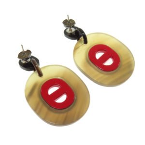 HERMES Pierce Buffalo horn Brown Fidelio Village PM Women Used | AlmaBagz