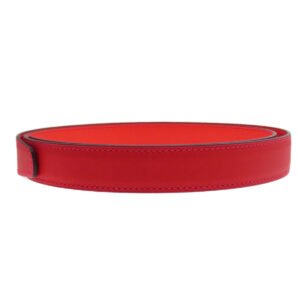 HERMES belt Swift, Epsom Red Rival Vermilion Rose SVMetal mens Used | AlmaBagz