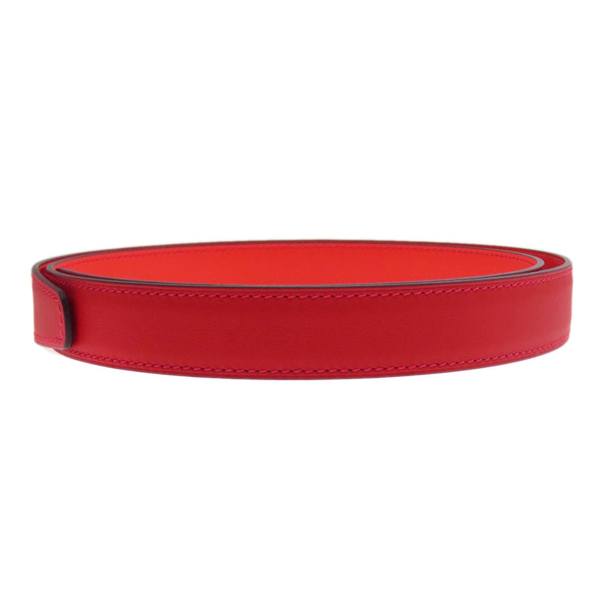 HERMES belt Swift, Epsom Red Rival Vermilion Rose SVMetal mens Used | AlmaBagz