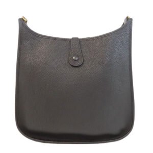HERMES Shoulder Bag Togo black Evelyn 1 GM Gold Metal Women Used | AlmaBagz