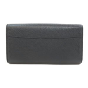 LOUIS VUITTON Long Wallet Purse N90129 Taurillon Clemence Leather black Portefeuille Capsine Women Used | AlmaBagz