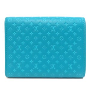 LOUIS VUITTON Bifold Wallet M82314 leather blue | AlmaBagz