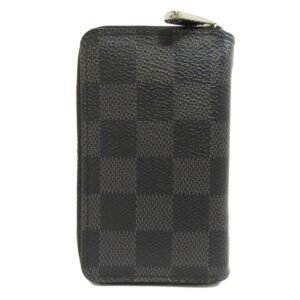 LOUIS VUITTON Coin case N63076 Damier canvas black Zippy coin purse mens(Unisex) Used | AlmaBagz