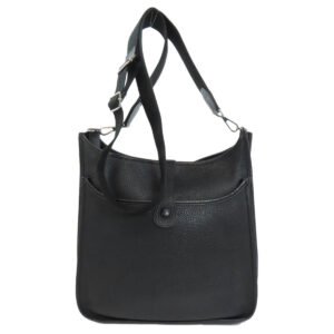 HERMES Shoulder Bag Togo black Evelyn 3 GM SilverMetal Women Used | AlmaBagz