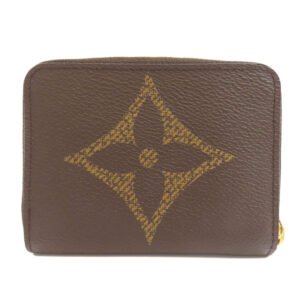 LOUIS VUITTON Coin case M69354 Giant monogram canvas Brown Zippy coin purse | AlmaBagz