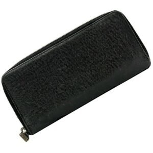 Louis Vuitton Black Leather wallet accessories | AlmaBagz