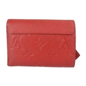 Louis Vuitton Red Canvas  wallet accessories | AlmaBagz