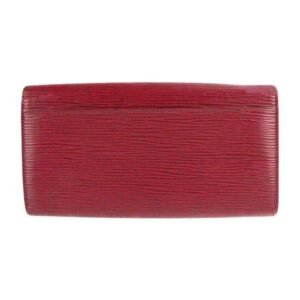 Louis Vuitton Red Leather Portefeuille Sarah wallet accessories | AlmaBagz