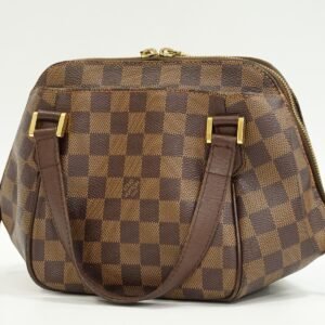 Louis Vuitton Brown Canvas Belem handbag bag | AlmaBagz