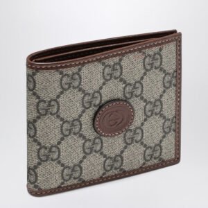 Gucci Gg Jacquard Fabric Bi-Fold Wallet Men | AlmaBagz