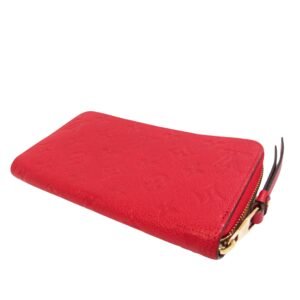 Louis Vuitton Red Canvas Zippy wallet wallet accessories | AlmaBagz
