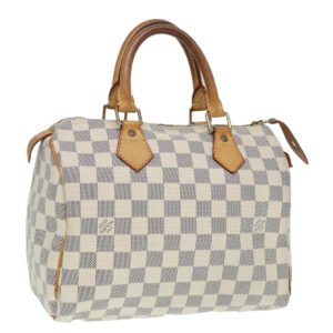 LOUIS VUITTON Damier Azur Speedy 25 Hand Bag N41534 LV Auth 67697 | AlmaBagz