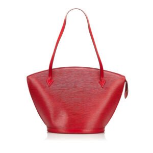 Louis Vuitton Red Leather Saint Jacques shoulder bag | AlmaBagz