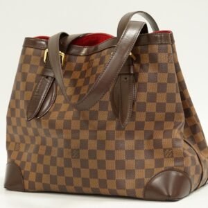 Louis Vuitton Brown Canvas Hampstead handbag bag | AlmaBagz