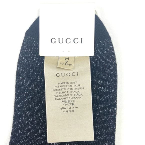 Gucci Cashmere Ankle Socks in Black | AlmaBagz