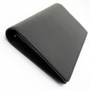 Louis Vuitton Black Leather Brazza wallet accessories | AlmaBagz