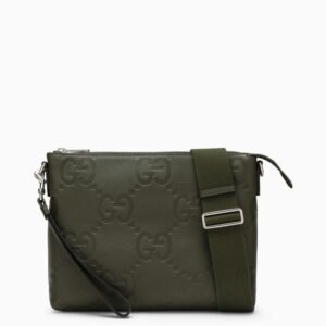 Gucci Green Jumbo Gg Shoulder Bag Men | AlmaBagz