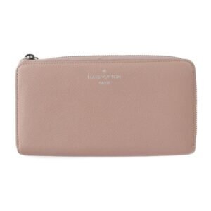 Louis Vuitton Pink Leather Portefeuille com√®te wallet accessories | AlmaBagz